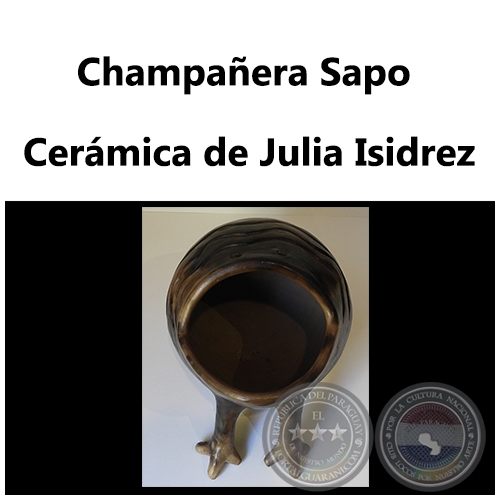 Champaera Sapo - Cermica de Julia Isidrez